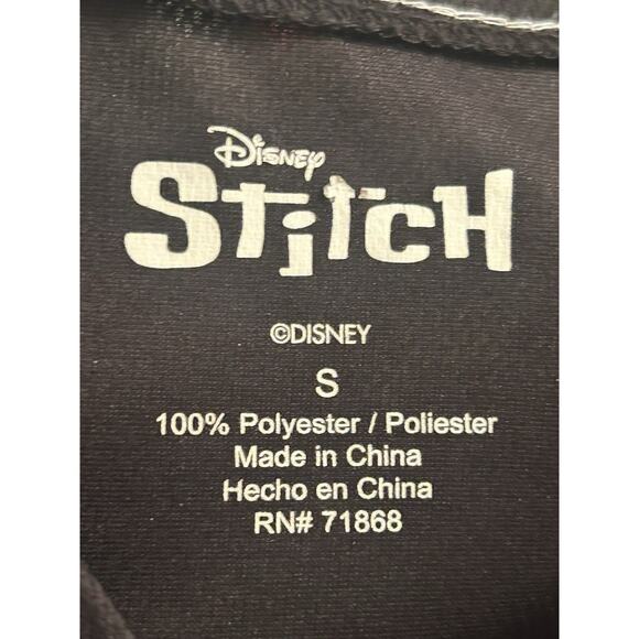 Stitch Disney Women’s Baseball Black Jersey Top Size Small-See Dimensions - Picture 9 of 9